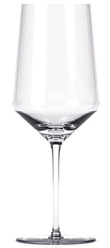 Miko Wine Glasses, Pure Lead Free Crystal, Wine Glass Set Of 6 (Bordeaux)