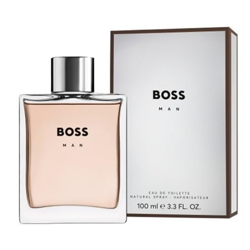BOSS Man - Eau de Toilette for Him - Ambery Fragrance With Notes Of Crispy Apple, Frankincense, Vanilla Bean - Medium Longevity - 100ml