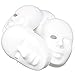 Skeleteen White Full Face Masks - Create Your Own Mask for Party Activity Or Halloween Masquerade - 24 Pack