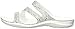 Crocs Women's Swiftwater Graphic Flat Sandal Sport, Grey Diamond/White, 8 M US
