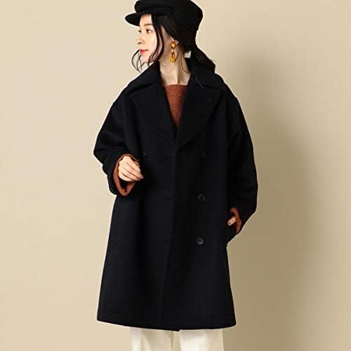 Amazon シップス レディース Ships For Women Primarynavylabel Pコート ネイビー 38 コート ジャケット 通販