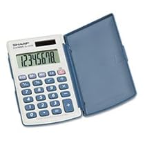 Sharp - EL-243SB Solar Pocket Calculator - 8-Digit LCD