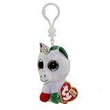TY Beanie Boos Clips Christmas Candy Cane Unicorn