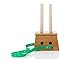 KRISMYA Bamboo TWO Hole Healing Box for Moxa Moxibustion Medicine Therapy