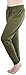ToBeInStyle Women's Solid Print French Terry Jogger Pants (Large, Olive)