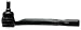 ACDelco Professional 45A0995 Passenger Side Outer Steering Tie Rod End