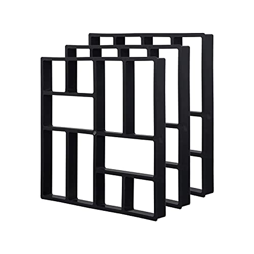 VINGLI 3 Pack DIY Walk Path Maker Pathmate Stone Concrete Molds