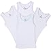 Buyless Fashion Tank Tops for Girls- Sleeveless Cami Tanks Cotton Undershirts for Dance Gymnastics Kids Toddler Size (4 Pack) - TW14-GW-5-6 White