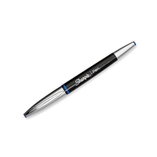 Sharpie Sharpie Grip Pens, Fine Point, 6-Pack, Blue (1758051)