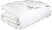Amazon Brand – Pinzon Heavyweight Shed-Resistant White Down Comforter Blanket, Full / Queen