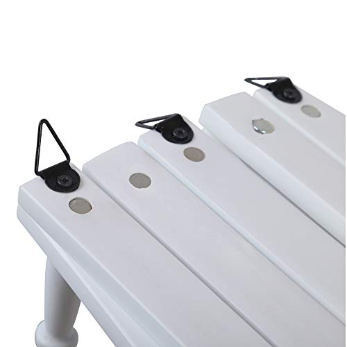 WEBI Accordian Wall Hanger,Expandable Wooden Coat Rack Wall Mounted,Hat