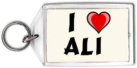 Shopzeus I Love Ali Schlusselanhanger Nachname Spitzname Amazon De Kuche Haushalt