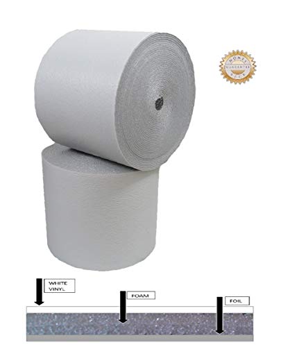 US ENERGY PRODUCTS Reflective White Foam Insulation Heat Shield Thermal Insulation Shield Vapor Barrier 48"x20ft (80 SQFT) 1/4inch Thick - Thumbnail 5