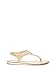 GUESS Factory Women's Carmela Logo Emblem T-Strap Sandals