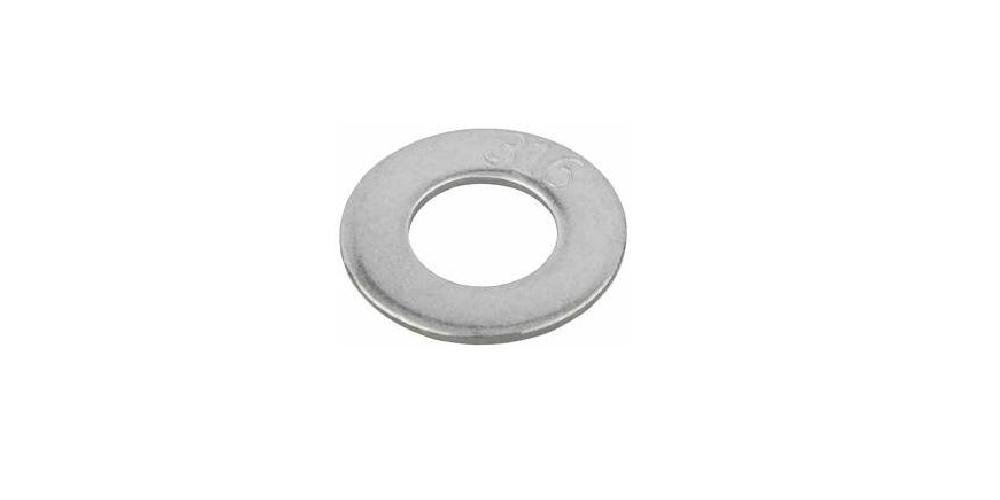 316 Stainless Steel Flat Washer, Plain Finish, 1/2" Hole Size, 17/32" ID, 1-1/4" OD, 0.065" Nominal Thickness (Pack of 25)