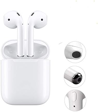 Gadgetza I7S Twins Wireless Bluetooth Earphone with Mic & Portable Charging Power Dock Compatible with All Android & iOS Windows Smartphones Device (Assorted Colour)