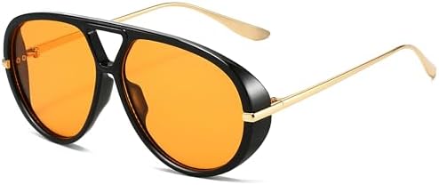 VANLINKER Trendy Polarized Aviator Sunglasses for Women Men  display picture 3