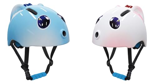 Shinmax Kids Bike Helmet – Lightweight, Adjustable Toddler Bike Helmet for Boys & Girls Ages 2-8 – 3D Cartoon Design, Perfect for Biking, Scootering, Skateboarding, and Roller Skating