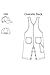 Kwik Sew K3145 Overalls and Hat Sewing Pattern, Size S-M-L-XL