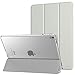 MoKo Case Fit iPad Pro 9.7 - Slim Lightweight Smart Shell Stand Cover with Translucent Frosted Back Protector Fit iPad Pro 9.7 Inch 2016 Release Tablet, Silver (with Auto Wake/Sleep)