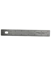 Empire Level Empire 27303   Regla de acero inoxidable Stiff, 15,2 cm)