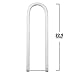 SYLVANIA 22052 U Bulbs, 16 Pack, 4100K