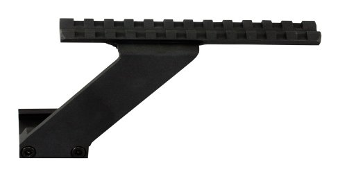 Aim Sports Universal Pistol Scope Mount with Weaver Base, Small, Black