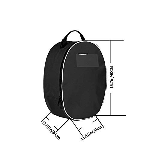 Ouxiong Fencing Mask Storage Bag - Water-Resistant Mask Protective Bag for Epee/Foil/Sabre - Fencing Equipment/Fencing Sport/Fencing Gear/Fencing Accessories (A-Black)