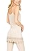 Kizzy Shirt Extender Dress Cami With Crochet Hemline In Cream