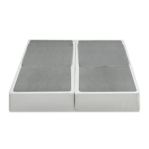 ZINUS No Assembly Metal Box Spring / 9 Inch White Mattress Foundation
