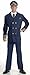 Forum Novelties Men's Airline Pilot Costume, Blue/Gold, Standard