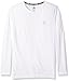 adidas Big Boys' Essential Clima Long Sleeve Tee, White, X-Large/18