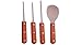 Pumpkin Carving Kit - Professional Heavy Duty Stainless Steel Tools Set for Halloween (4 Pieces with Storage Carrying Case)