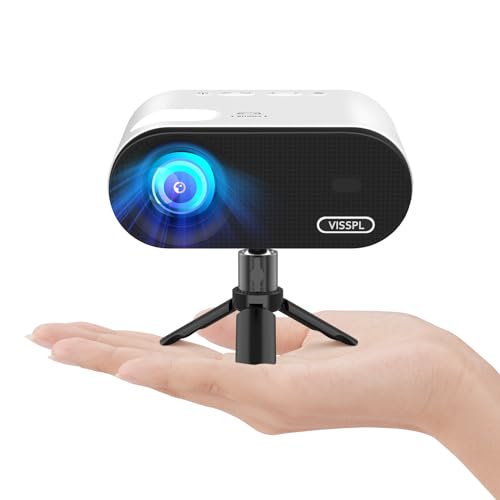 VISSPL Mini Projector WiFi Bluetooth Full HD