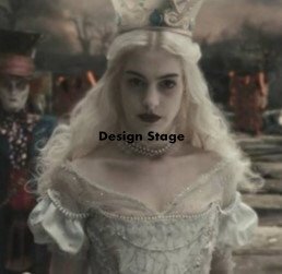 白の女王風 アリスインワンダーランド 女王 B071SCW491 M (M) C358