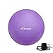 Trideer Extra Thick Yoga Ball Exercise Ball, 5 Sizes Ball Chair, Heavy Duty Swiss Ball for Balance, Stability, Pregnancy, Physical Therapy, Quick Pump Included