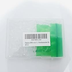 Pzsmocn 100 Pieces/50 Sets M5*12 mm PC Transparent