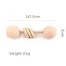 Promise Babe Wooden Rattle Montessori Toy Perfect Grasping Teething Gift for Organic Toddlers Toys