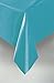 Creative Converting Touch of Color Plastic Banquet Table Cover, Tropical Teal