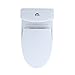 TOTO CST446CEMG#01 Aquia IV Elongated Dual Flush 1.28 and 0.8 GPF Skirted CEFIONTECT Two-Piece-Toilets, Cotton White
