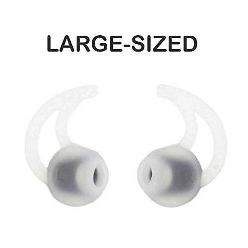 Bose Replacement Noise Isolation Silicone Earbuds/Earplug Tips for Bose in-Ear Wired Earphones Fit Bose QC20 QuietControl 20 QC30 SIE2 IE3 Soundsport Wireless Earphones (Large-Sized Pair)