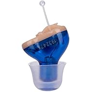 Hearing Amplifier for Seniors Adults Noise-Cancelling - Miracle Ear Amplifier Invisible Voice Sound Amplifiers Elderly Listening Assistance Device Hearing Aid Cleaning Tools Included for Left Ear