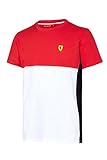 Scuderia Ferrari Formula 1 Men's Red/White/Black 2017 Cut and Sew T-Shirt F1