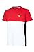 Scuderia Ferrari Formula 1 Men's Red/White/Black 2017 Cut and Sew T-Shirt F1