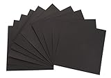 Darice Core'dinations Smooth Cardstock, 12 by 12-Inch/80-Pound, Black, 10-Pack
