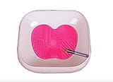 Mini Mat Magic Mini Butterfly Silicone Makeup Brush Cleaning Mat - Pink