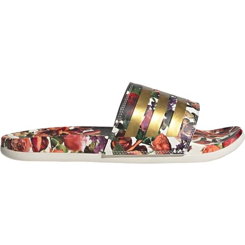 adidas Unisex Adilette Comfort Slide Sandal, Off
