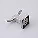 KES Bath Towel Hook SUS 304 Stainless Steel Bathroom Shower Double Coat and Robe Hook Wall Mount Modern Square Brushed Finish, A21061-2