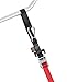 PowerTye 1.5in x 6.5ft Heavy Duty Ratchet Tie-Down Straps with Soft-Tye and Carabiner Hooks - 1,000 lb Working Load Limit / 3,000 lb Breaking Strength - Made in USA - Red/Black Pair