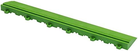 Swisstrax (A504.031.700A-9) Ribtrax Modular Flooring Tile, Looped Edge, Turf Green - (Pack of 9)